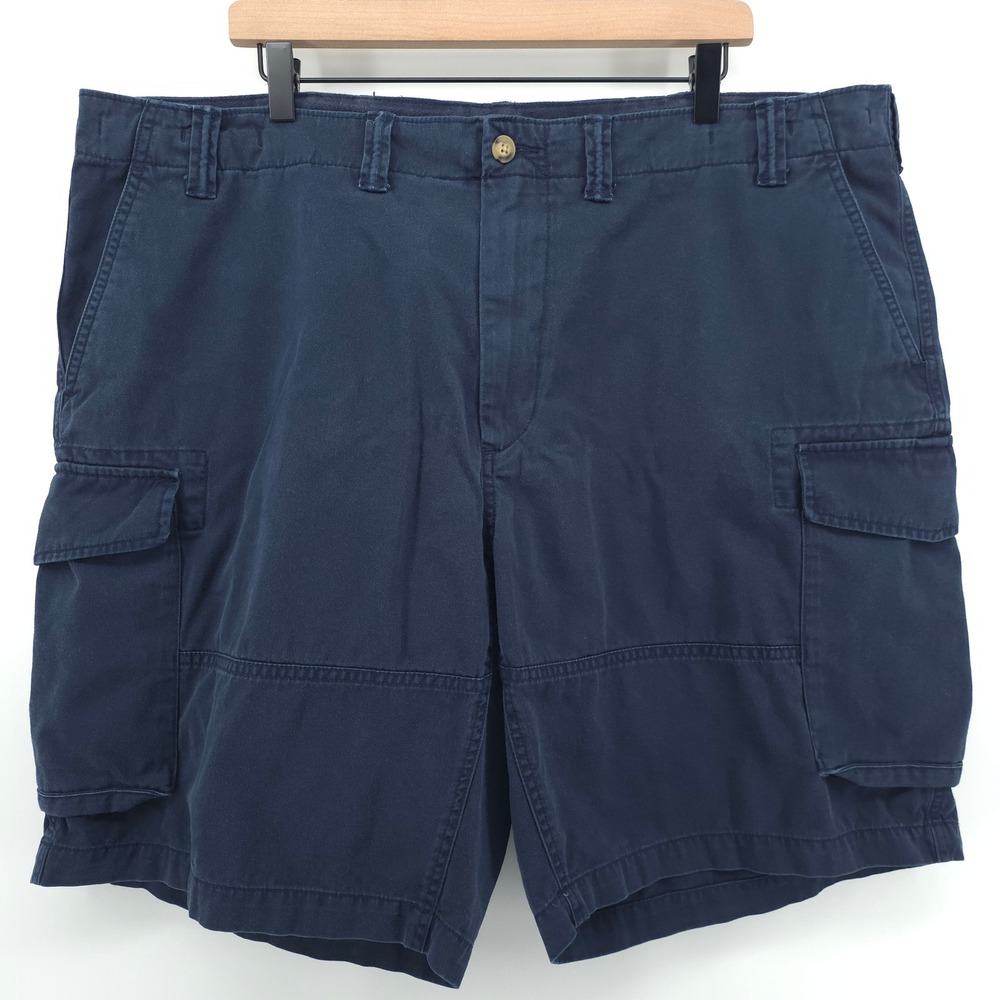 Polo Ralph Lauren Relaxed Fit Mens Cargo Shorts 42 Navy Blue Utility Prep